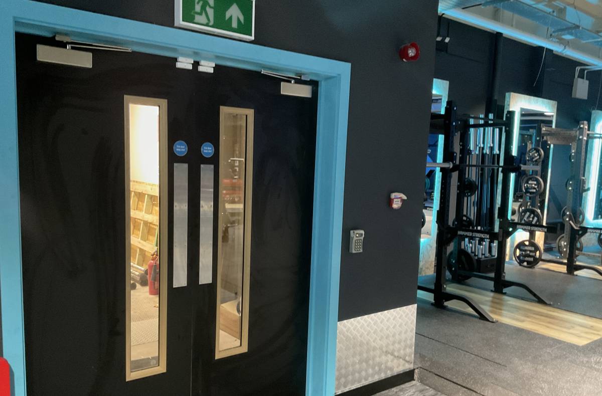 Fire door installation process